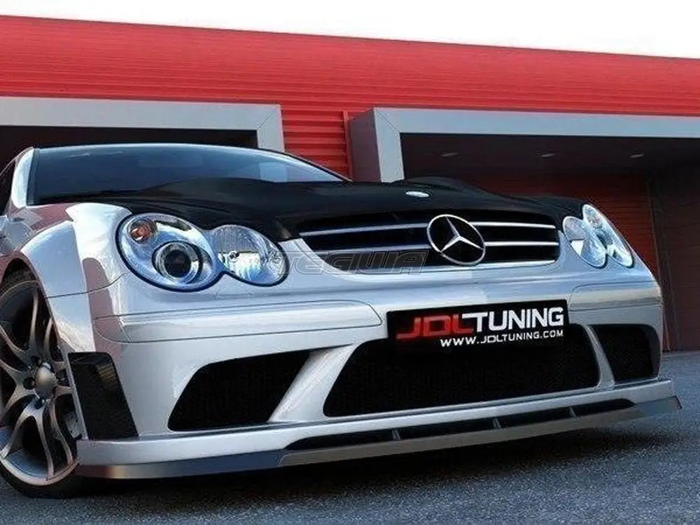 Maxton Design Front Splitter Mercedes CLK W209 For ME-CLK-209-BLACK-F1 Bumper