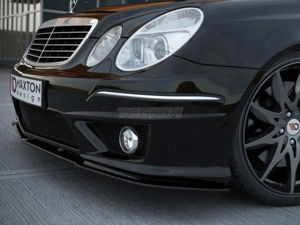 Maxton Design Front Splitter Mercedes E W211 AMG Facelift