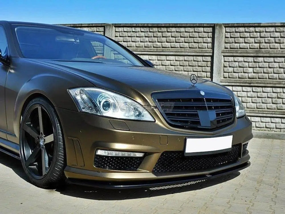 Maxton Design Front Splitter Mercedes S-class W221 AMG