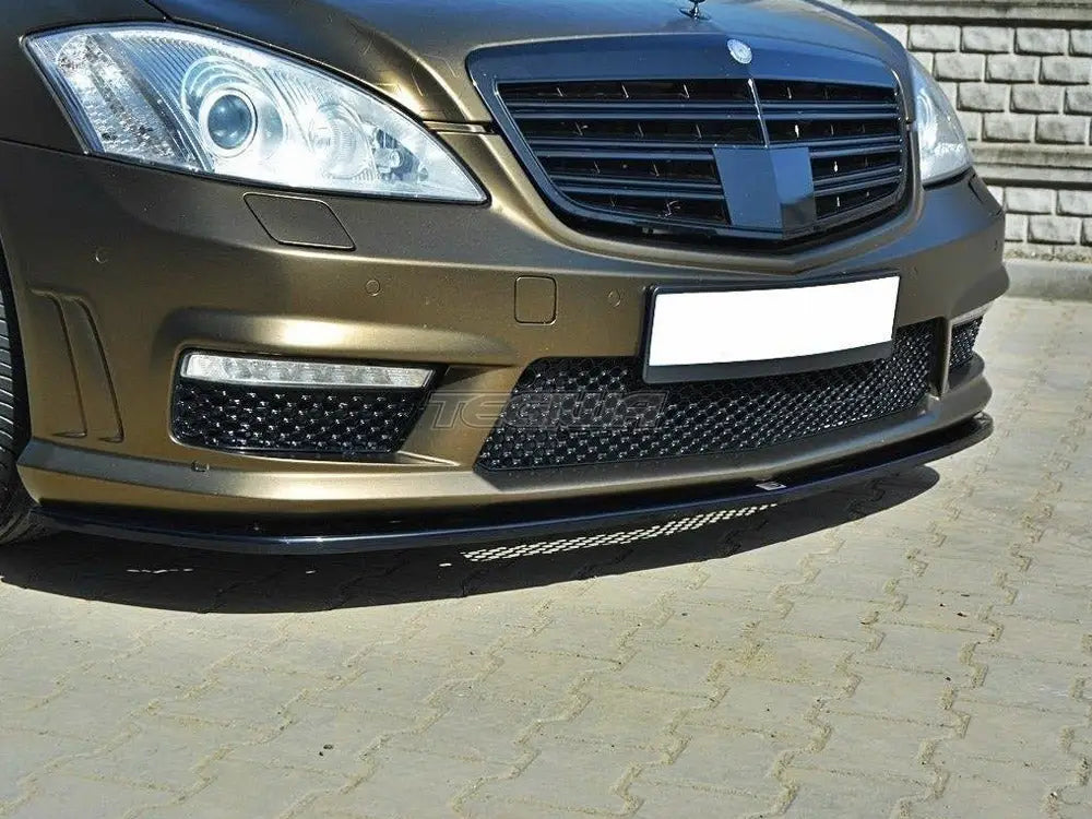 Maxton Design Front Splitter Mercedes S-class W221 AMG