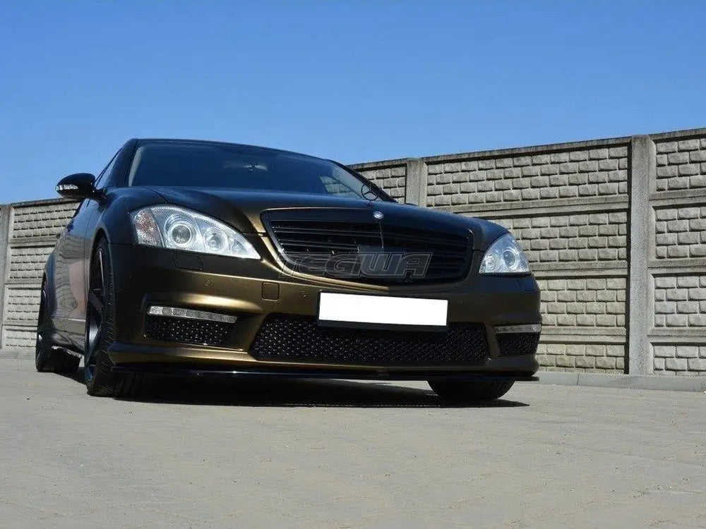 Maxton Design Front Splitter Mercedes S-class W221 AMG