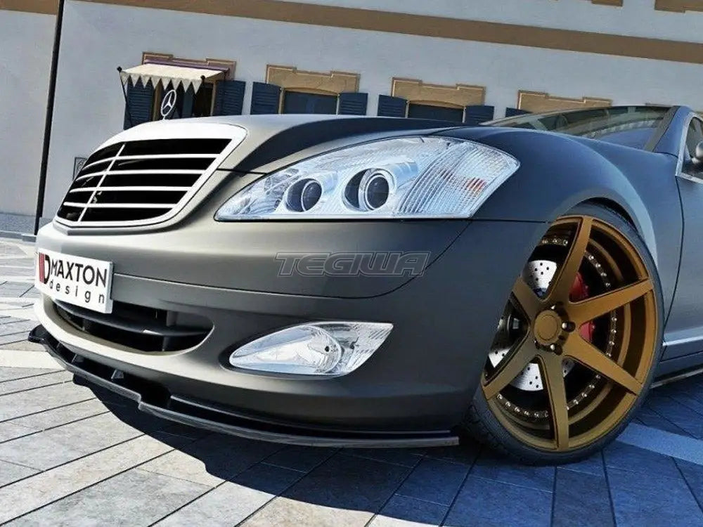 Maxton Design Front Splitter Mercedes S-class W221