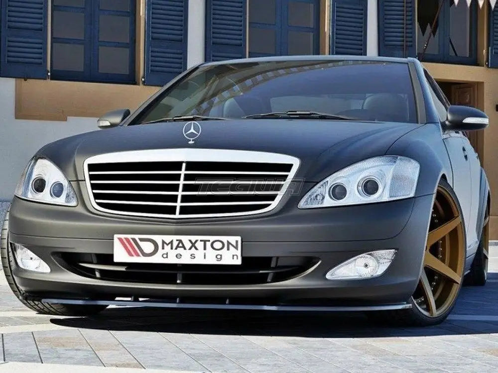 Maxton Design Front Splitter Mercedes S-class W221