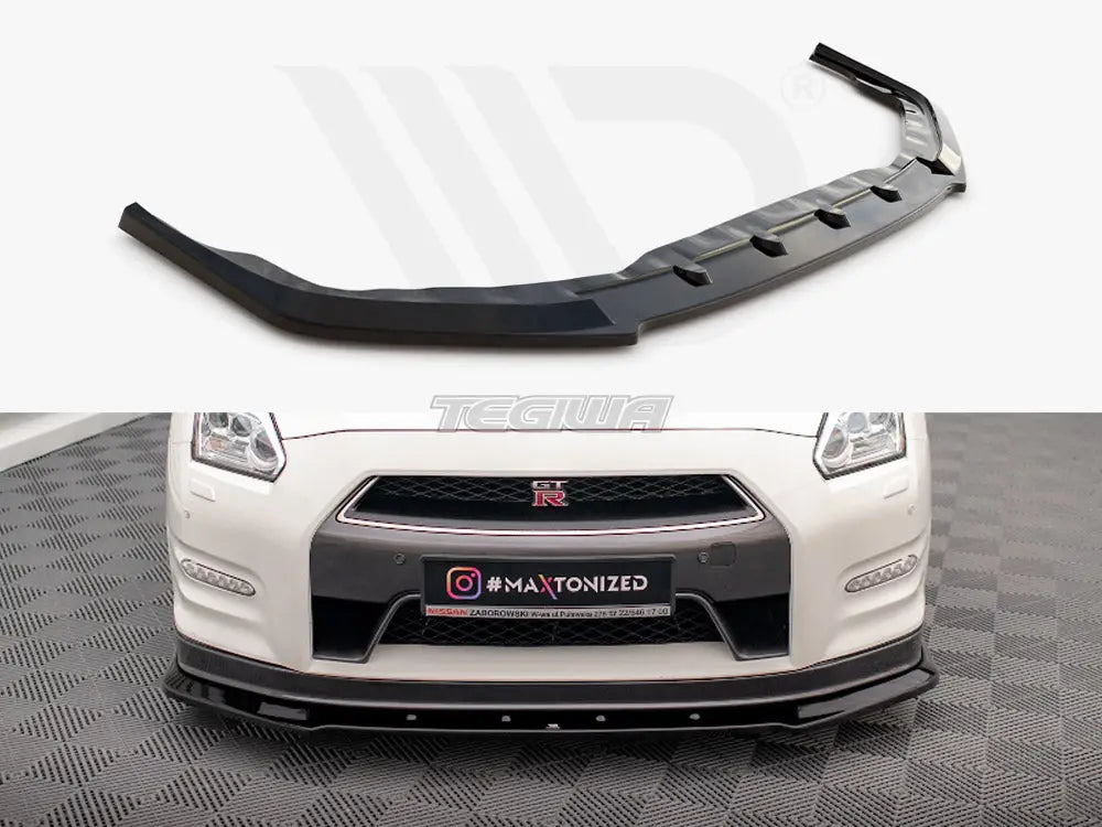 Maxton Design Front Splitter Nissan GTR R35 Facelift