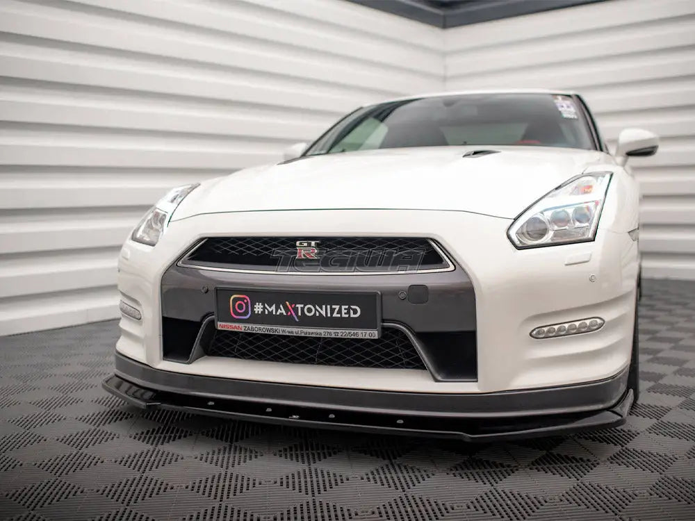 Maxton Design Front Splitter Nissan GTR R35 Facelift