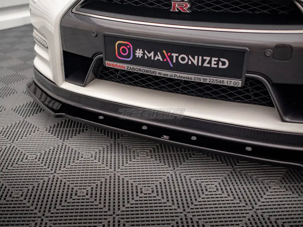 Maxton Design Front Splitter Nissan GTR R35 Facelift