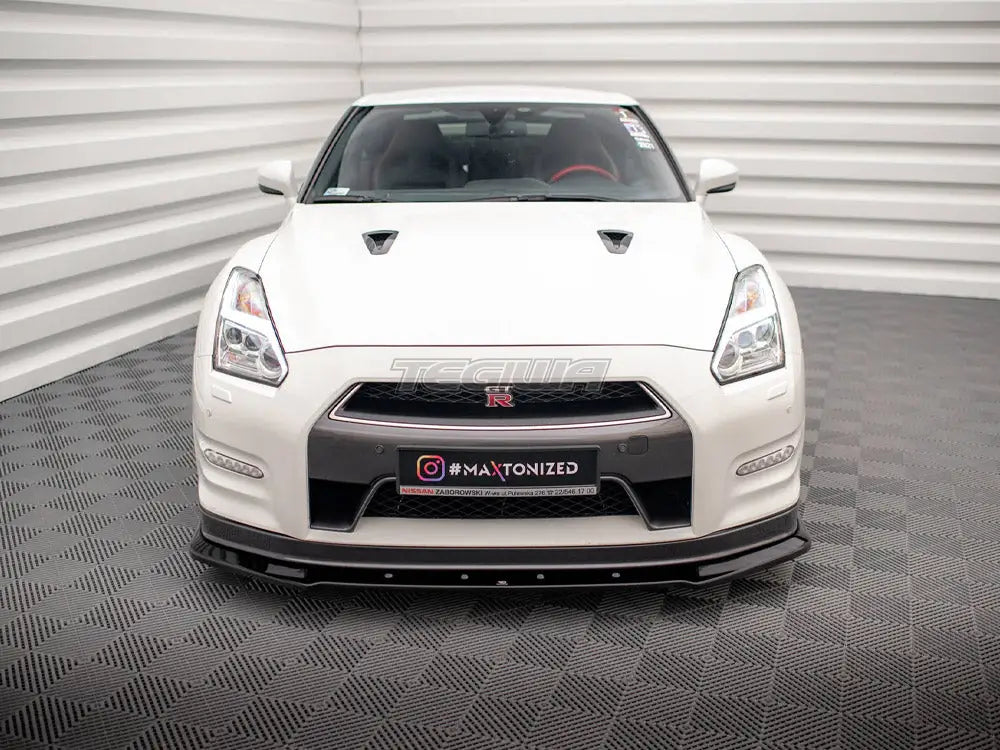 Maxton Design Front Splitter Nissan GTR R35 Facelift