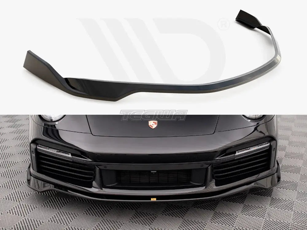 Maxton Design Front Splitter Porsche 911 Turbo S 992