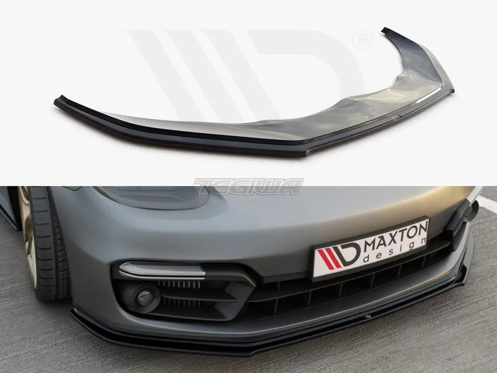 Maxton Design Front Splitter Porsche Panamera GTS 971 2019-