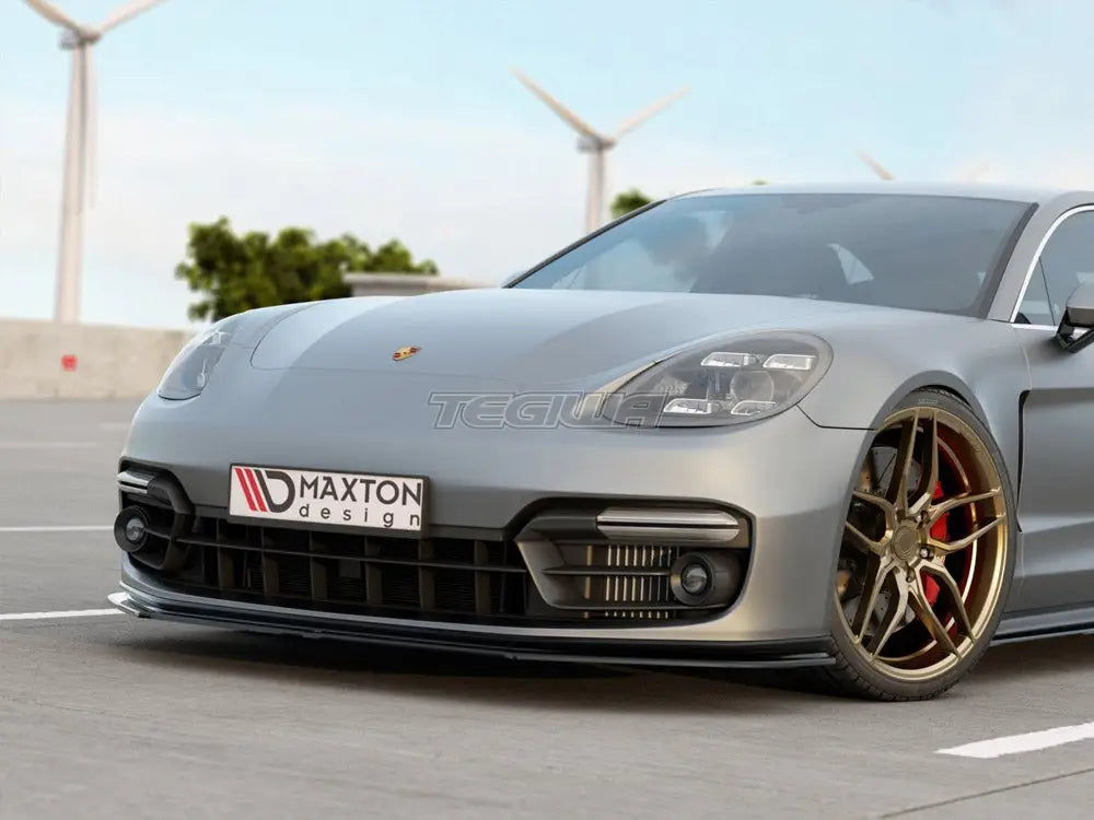 Maxton Design Front Splitter Porsche Panamera GTS 971 2019-