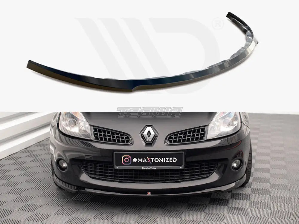 Maxton Design Front Splitter Renault CLIO MK3 RS 06-09