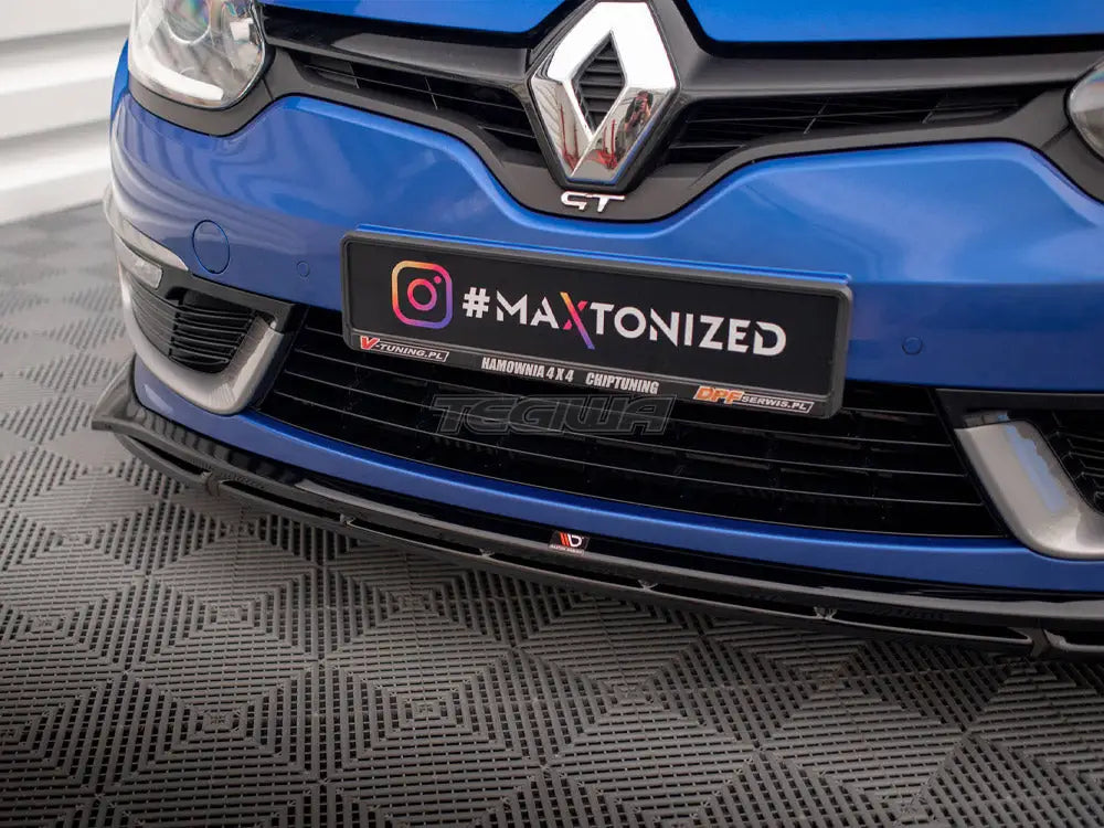 Maxton Design Front Splitter Renault Megane GT Line Grandtour Mk3 Facelift