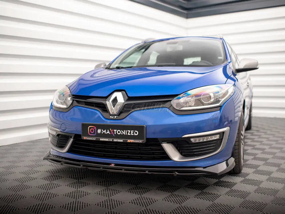 Maxton Design Front Splitter Renault Megane GT Line Grandtour Mk3 Facelift