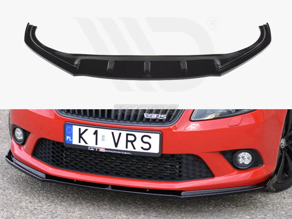 Maxton Design Front Splitter Skoda Fabia II For RS