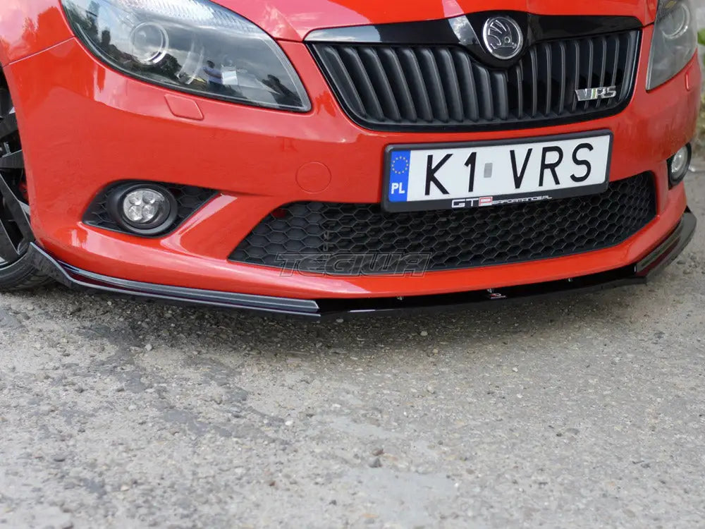 Maxton Design Front Splitter Skoda Fabia II For RS