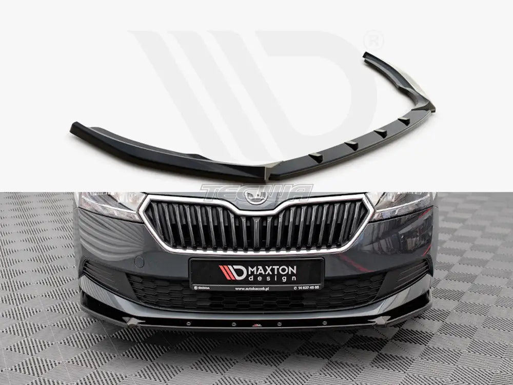 Maxton Design Front Splitter Skoda Fabia MK3 Facelift 2019-