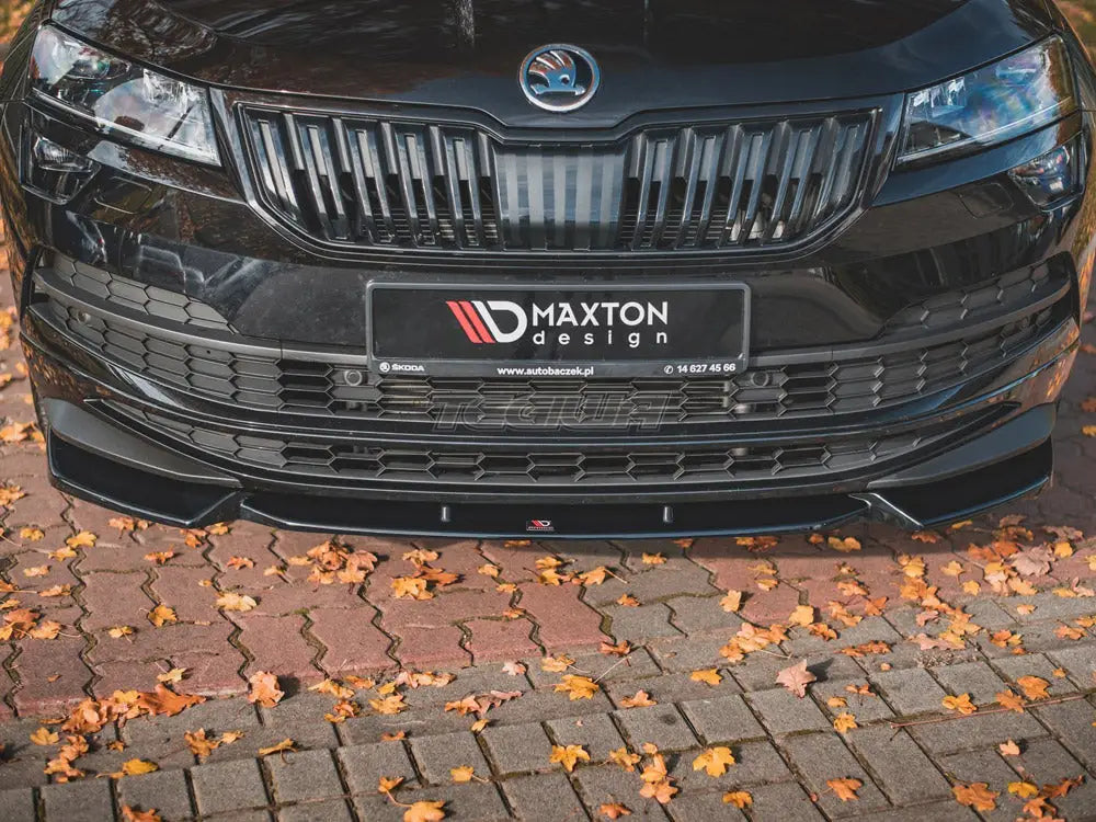 Maxton Design Front Splitter Skoda Karoq Sportline 2017-