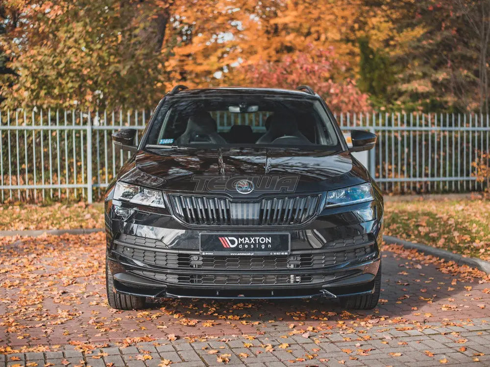 Maxton Design Front Splitter Skoda Karoq Sportline 2017-