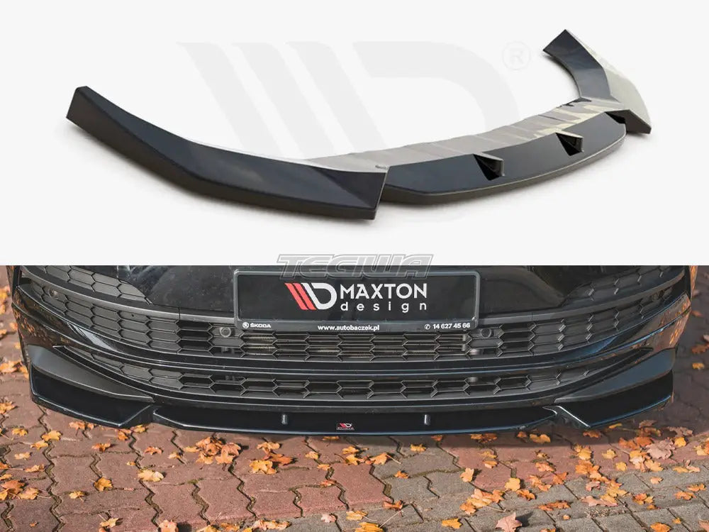 Maxton Design Front Splitter Skoda Karoq Sportline 2017-