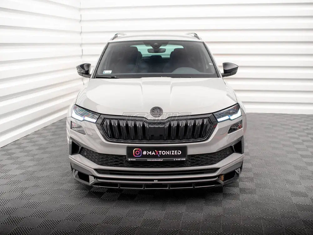 Maxton Design Front Splitter Skoda Karoq Sportline Mk1 Facelift