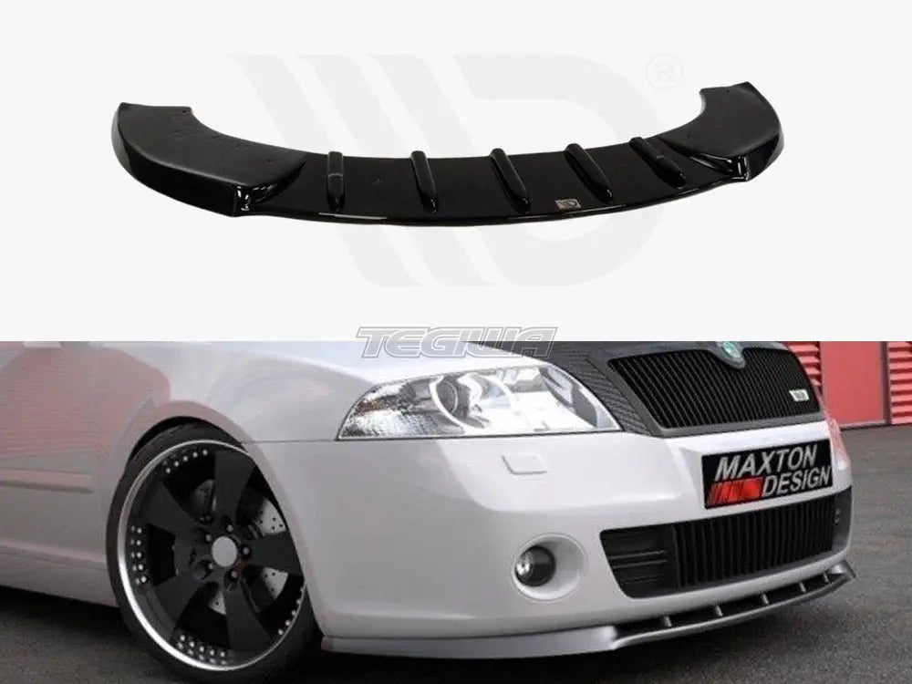 Maxton Design Front Splitter Skoda Octavia MK2 VRS Pre-facelift 09-07