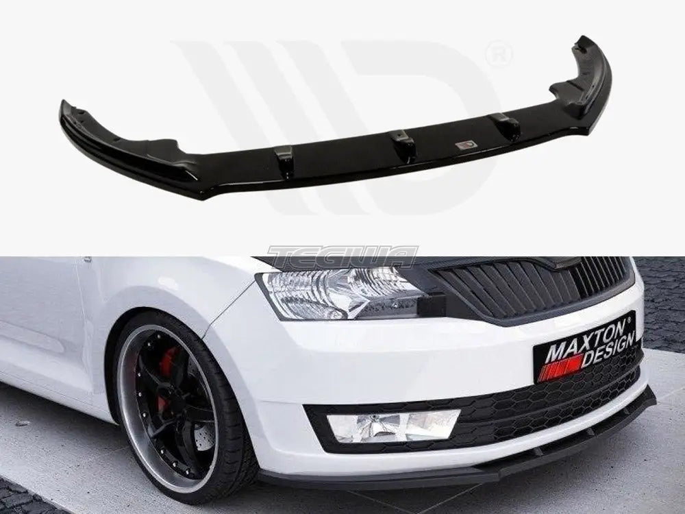 Maxton Design Front Splitter Skoda Rapid