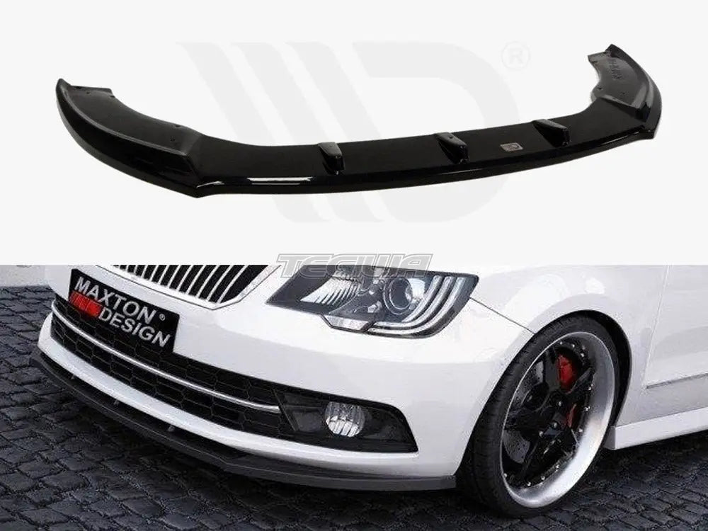 Maxton Design Front Splitter Skoda Superb II Facelift Model