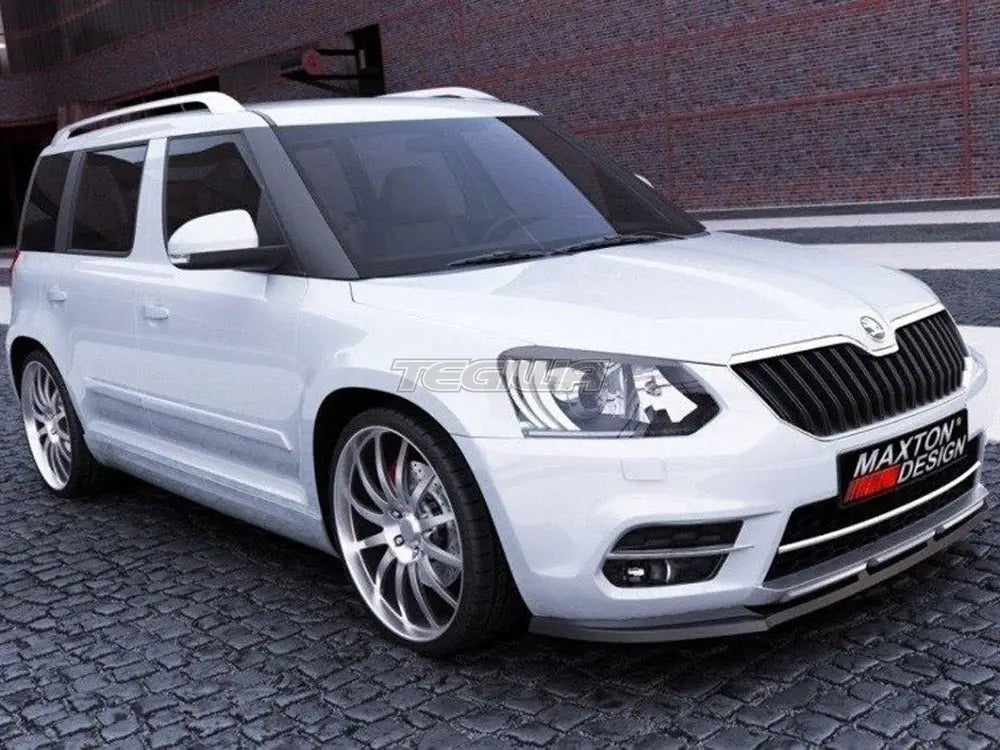 Maxton Design Front Splitter Skoda Yeti CITY Facelift Model 2013-UP