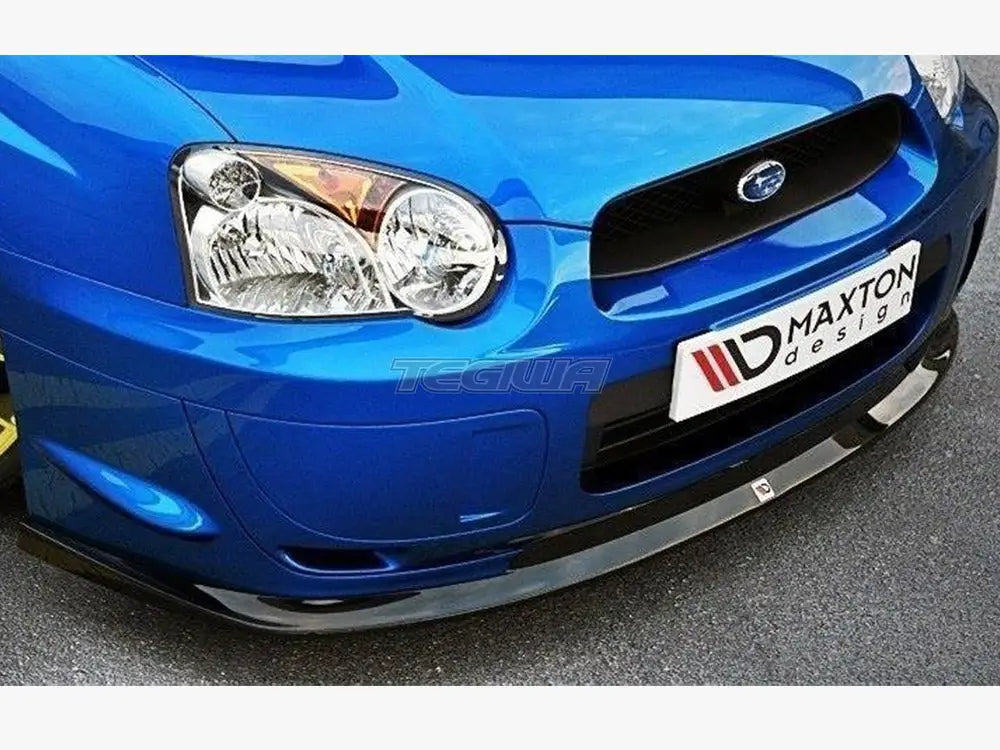 Maxton Design Front Splitter Subaru Impreza WRX STI Blobeye