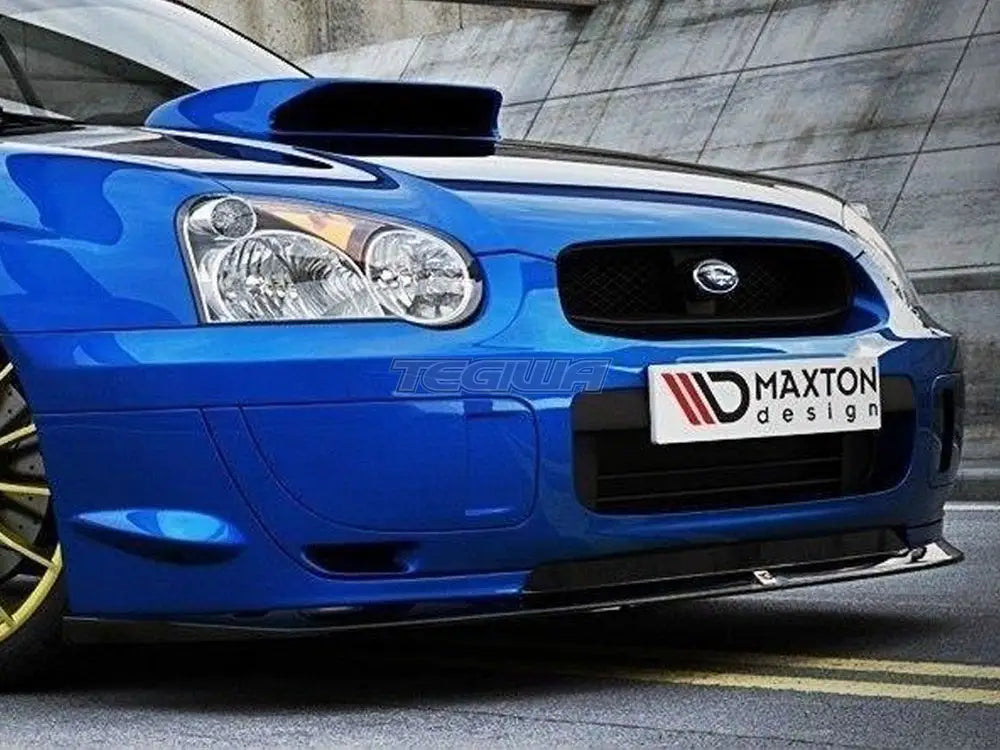 Maxton Design Front Splitter Subaru Impreza WRX STI Blobeye