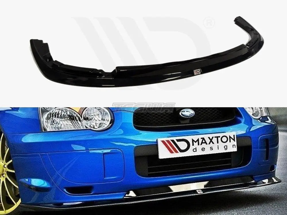 Maxton Design Front Splitter Subaru Impreza WRX STI Blobeye