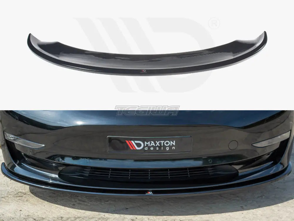 Maxton Design Front Splitter Tesla Model 3 2017-