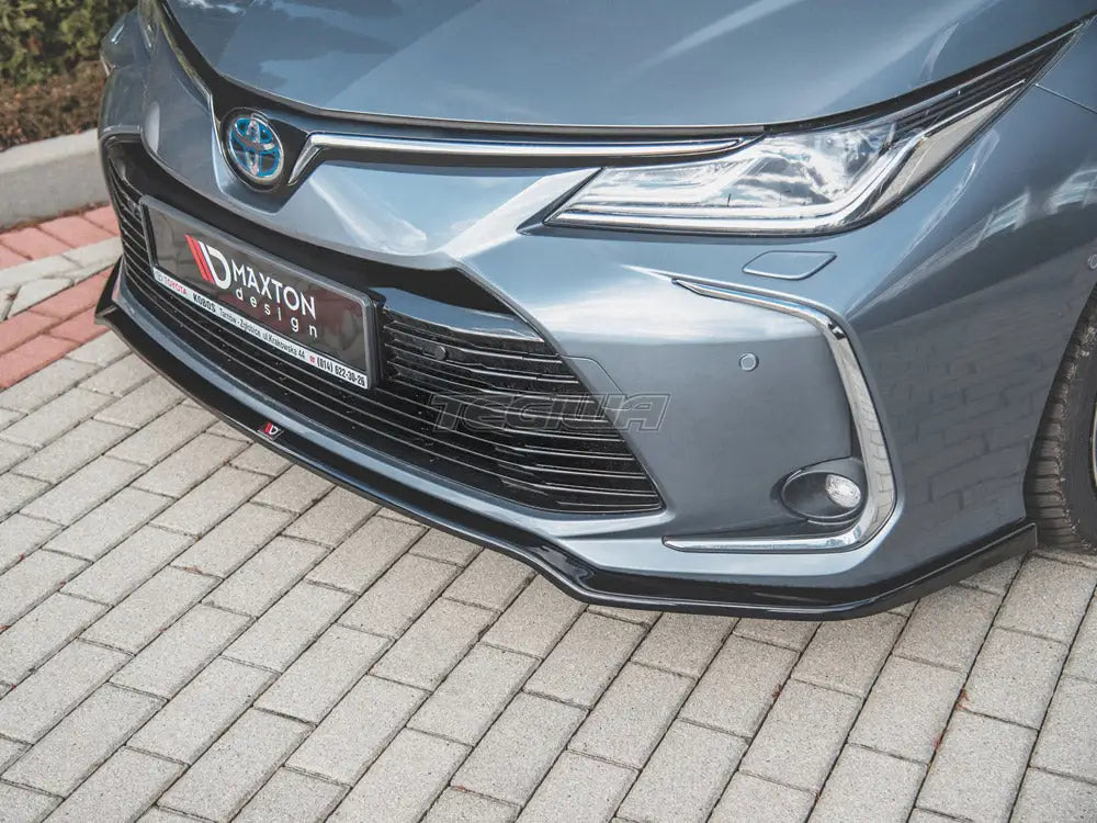 Maxton Design Front Splitter Toyota Corolla MK12 Sedan 2019-