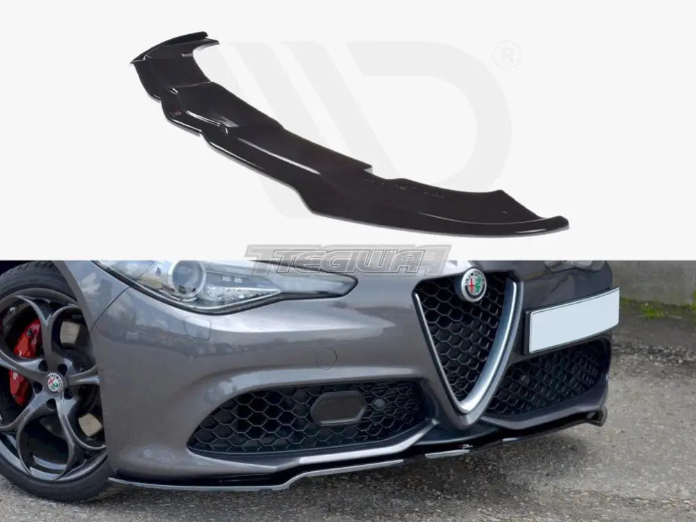 Maxton Design Front Splitter V.1 Alfa Romeo Giulia Veloce 15-19