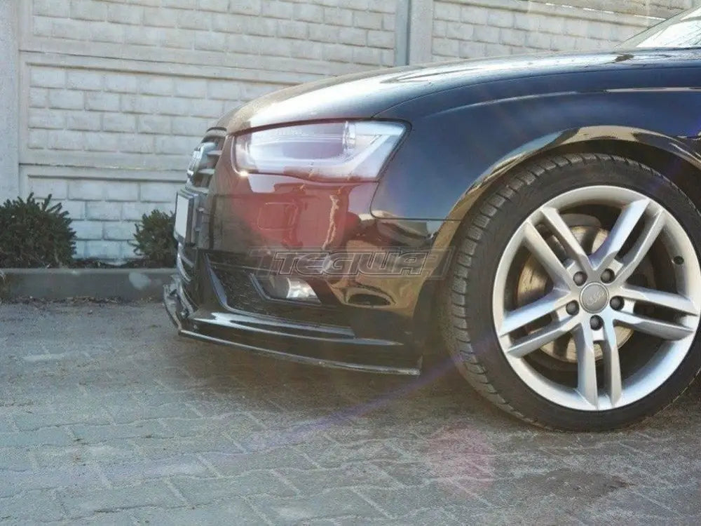 Maxton Design Front Splitter V.1 Audi A4 B8 Facelift