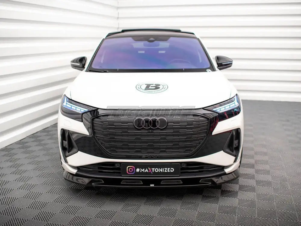 Maxton Design Front Splitter V.1 Audi Q4 e-Tron Sportback Mk1