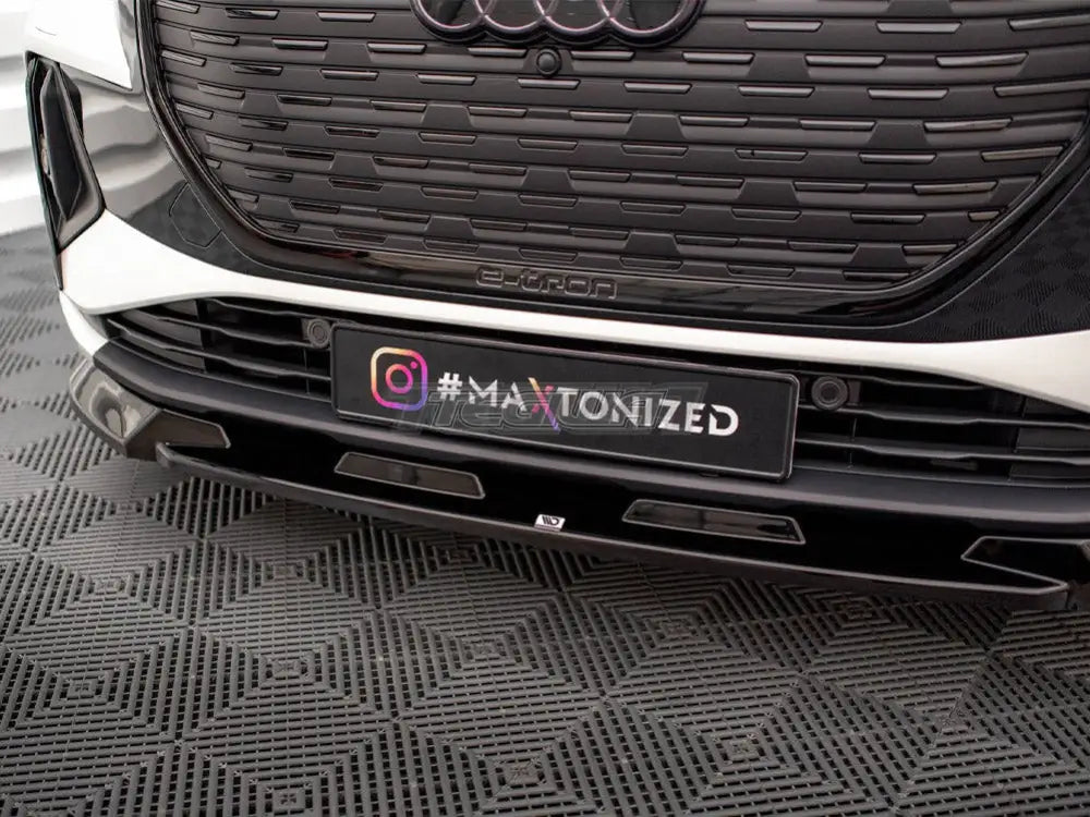 Maxton Design Front Splitter V.1 Audi Q4 e-Tron Sportback Mk1