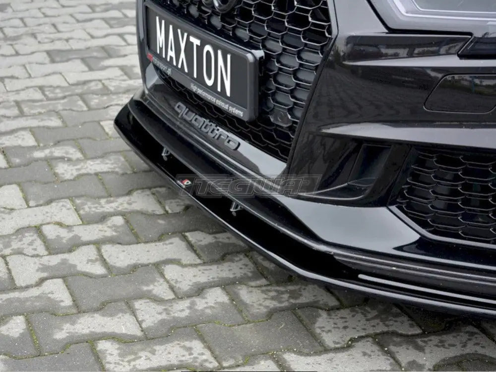 Maxton Design Front Splitter V.1 Audi RS3 8V Facelift Sportback 2017 - 20