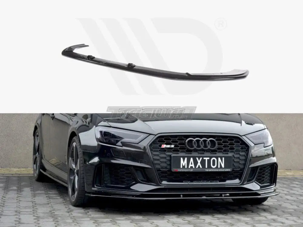 Maxton Design Front Splitter V.1 Audi RS3 8V Facelift Sportback 2017 - 20