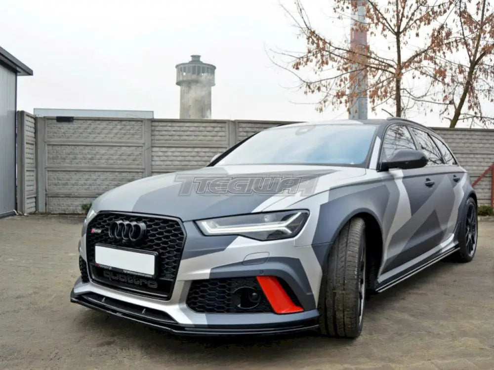 Maxton Design Front Splitter V.1 Audi RS6 C7 2013-UP