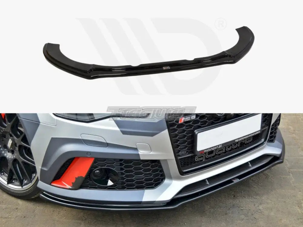 Maxton Design Front Splitter V.1 Audi RS6 C7 2013-UP