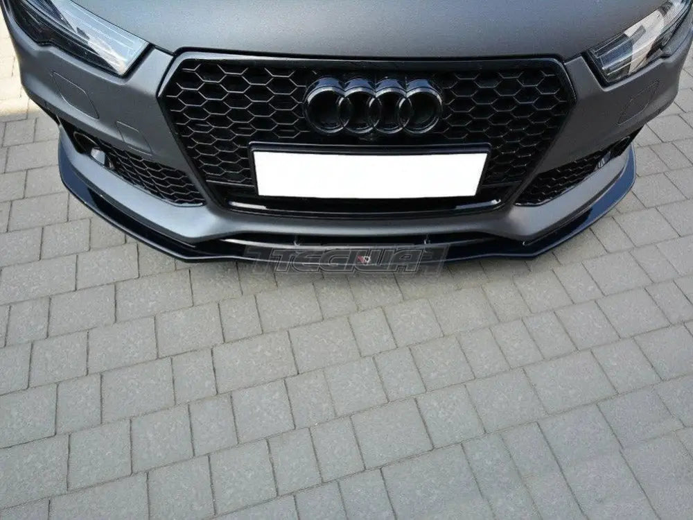 Maxton Design Front Splitter V.1 Audi RS7 C7 Facelift 14-17