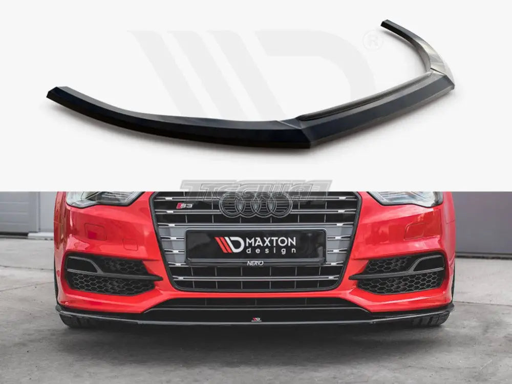 Maxton Design Front Splitter V.1 Audi S3 A3 S-line 8V Sedan Cabrio 13-16