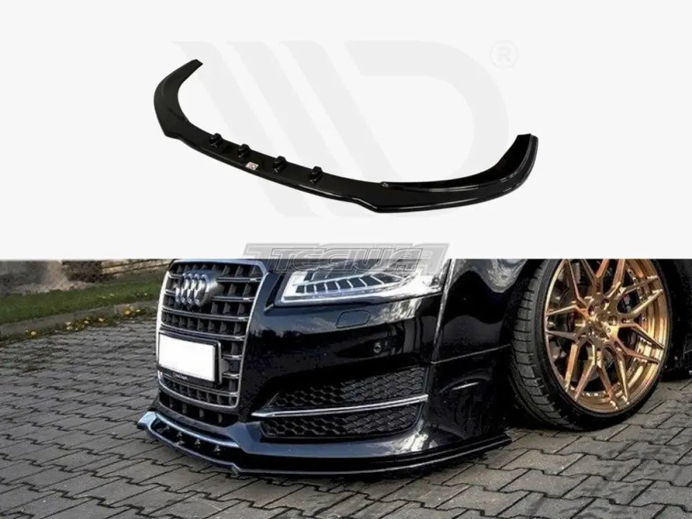 Maxton Design Front Splitter V.1 Audi S8 D4 FL 15-17