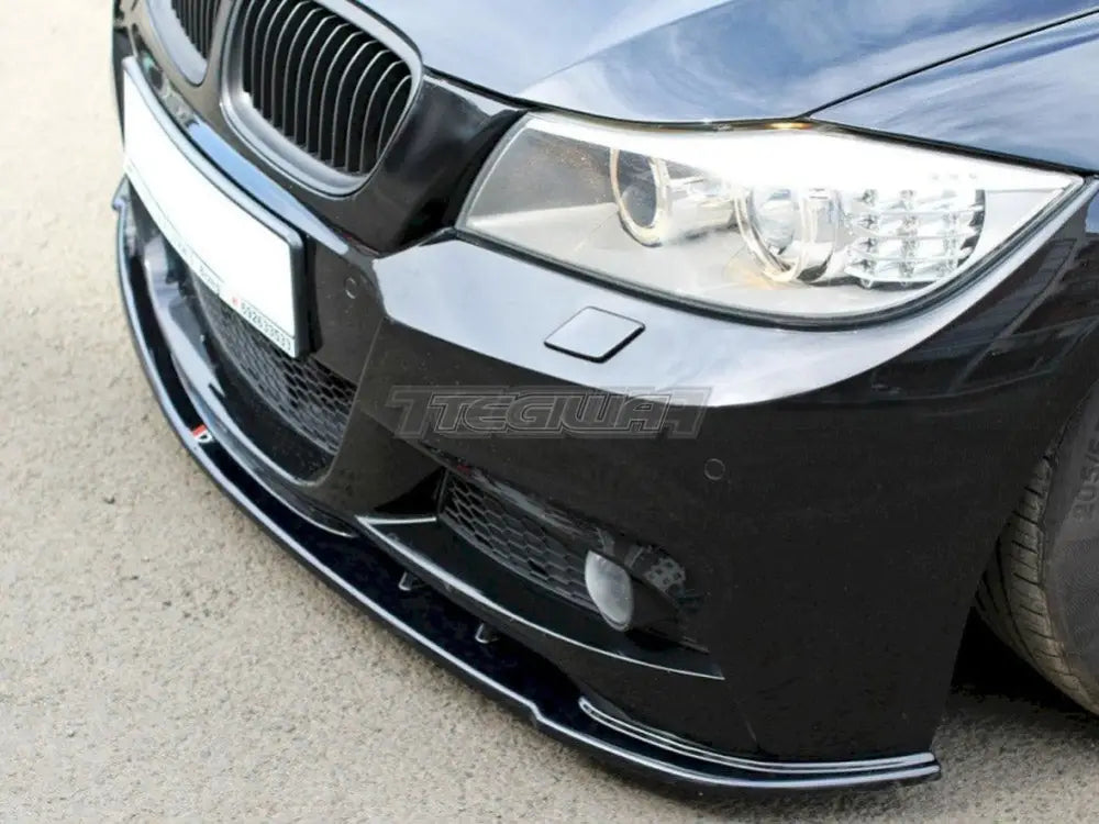 Maxton Design Front Splitter V.1 BMW 3-Series E91 M-sport Facelift 09-11