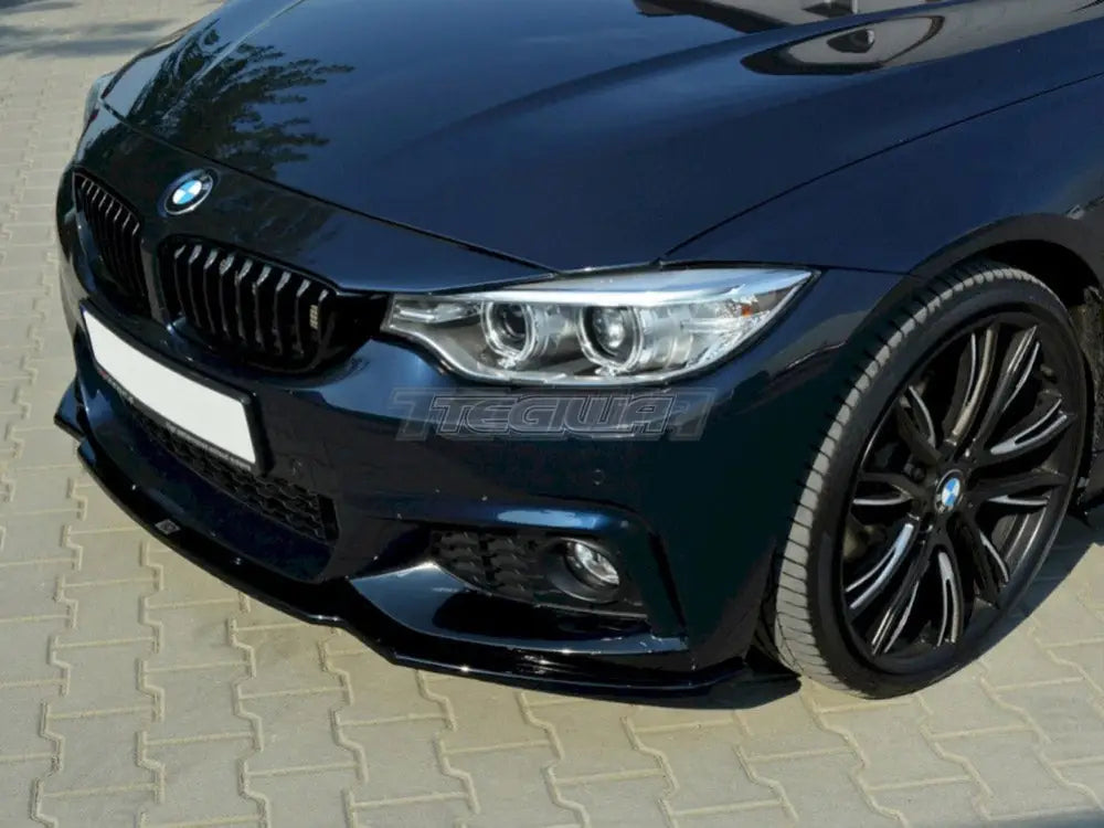 Maxton Design Front Splitter V.1 BMW 4-Series F32 M-sport 13-16