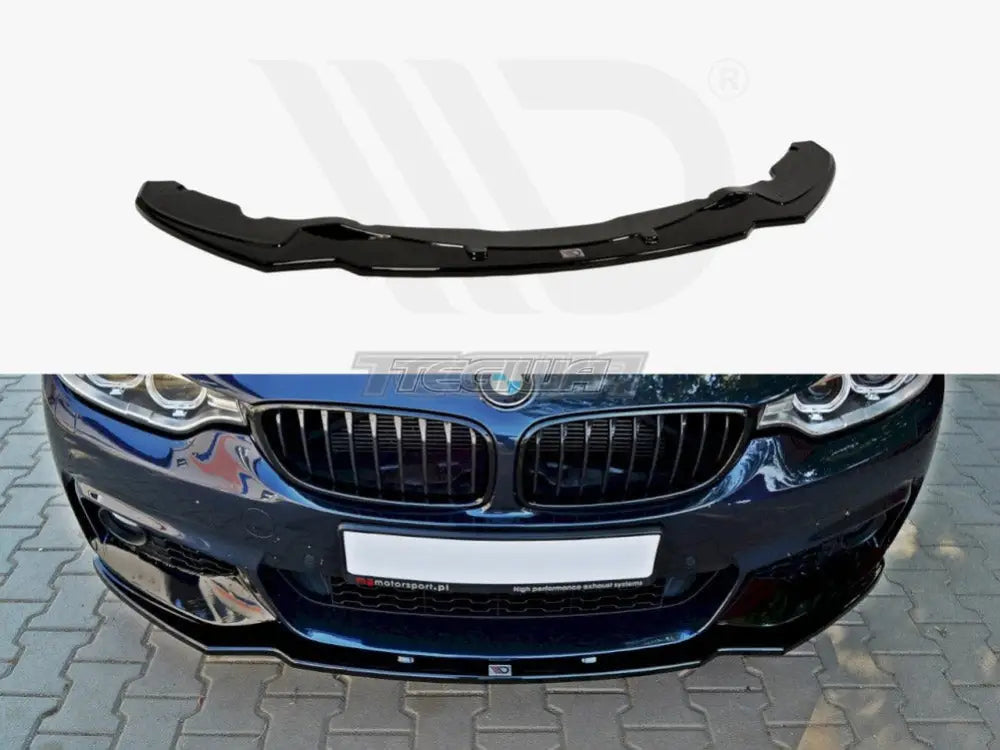 Maxton Design Front Splitter V.1 BMW 4-Series F32 M-sport 13-16