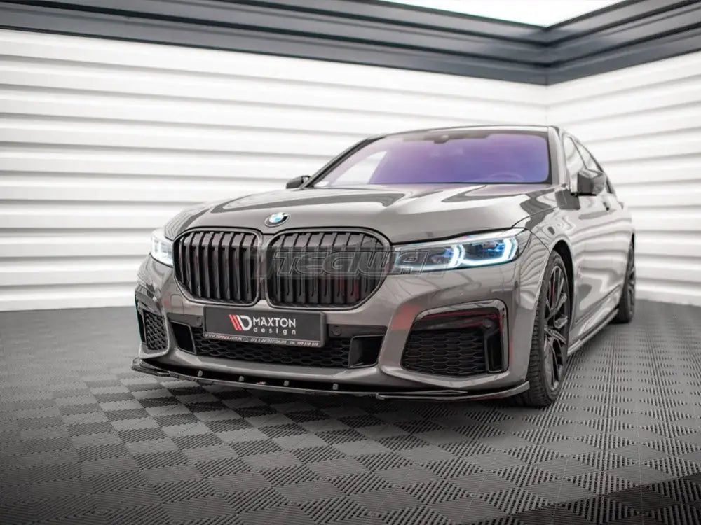 Maxton Design Front Splitter V.1 BMW 7-Series G11 M-pack Facelift 2019-