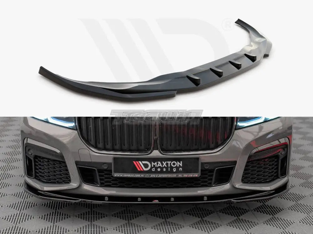 Maxton Design Front Splitter V.1 BMW 7-Series G11 M-pack Facelift 2019-