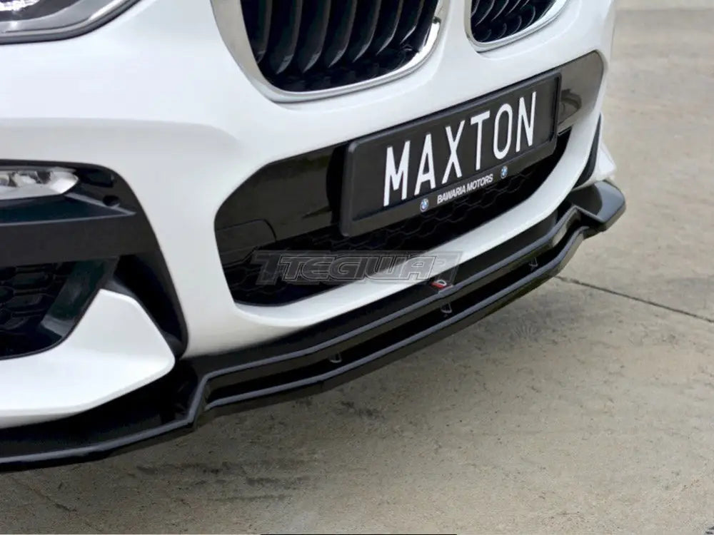 Maxton Design Front Splitter V.1 BMW X3 G01 M-pack 2018-UP